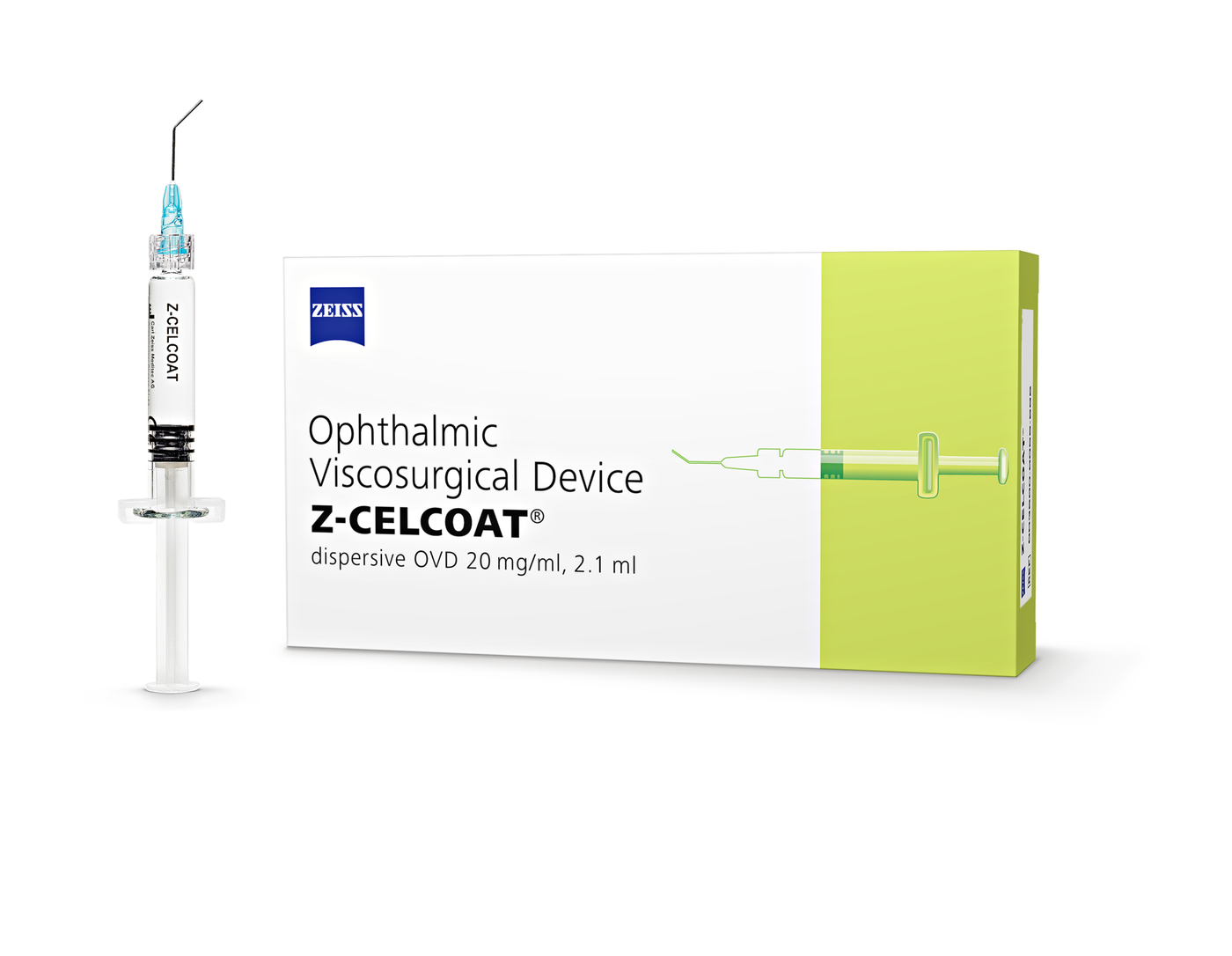 Z-CELCOAT 2.1ml Product Image Package and Syringe shadow (med-zoom)